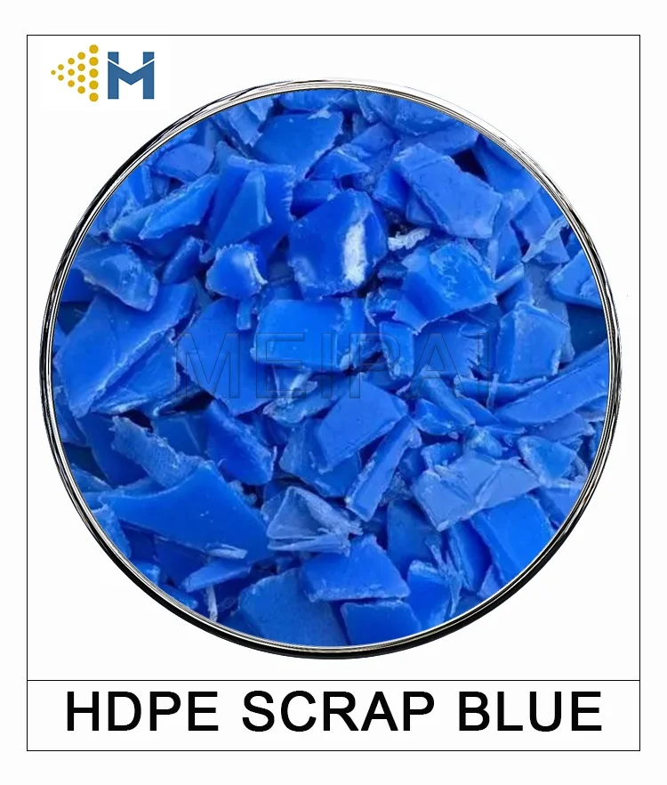 HDPE blue scrap drum Scrap in Bulk PE100 Granules PE 100 80 Pipe Grade