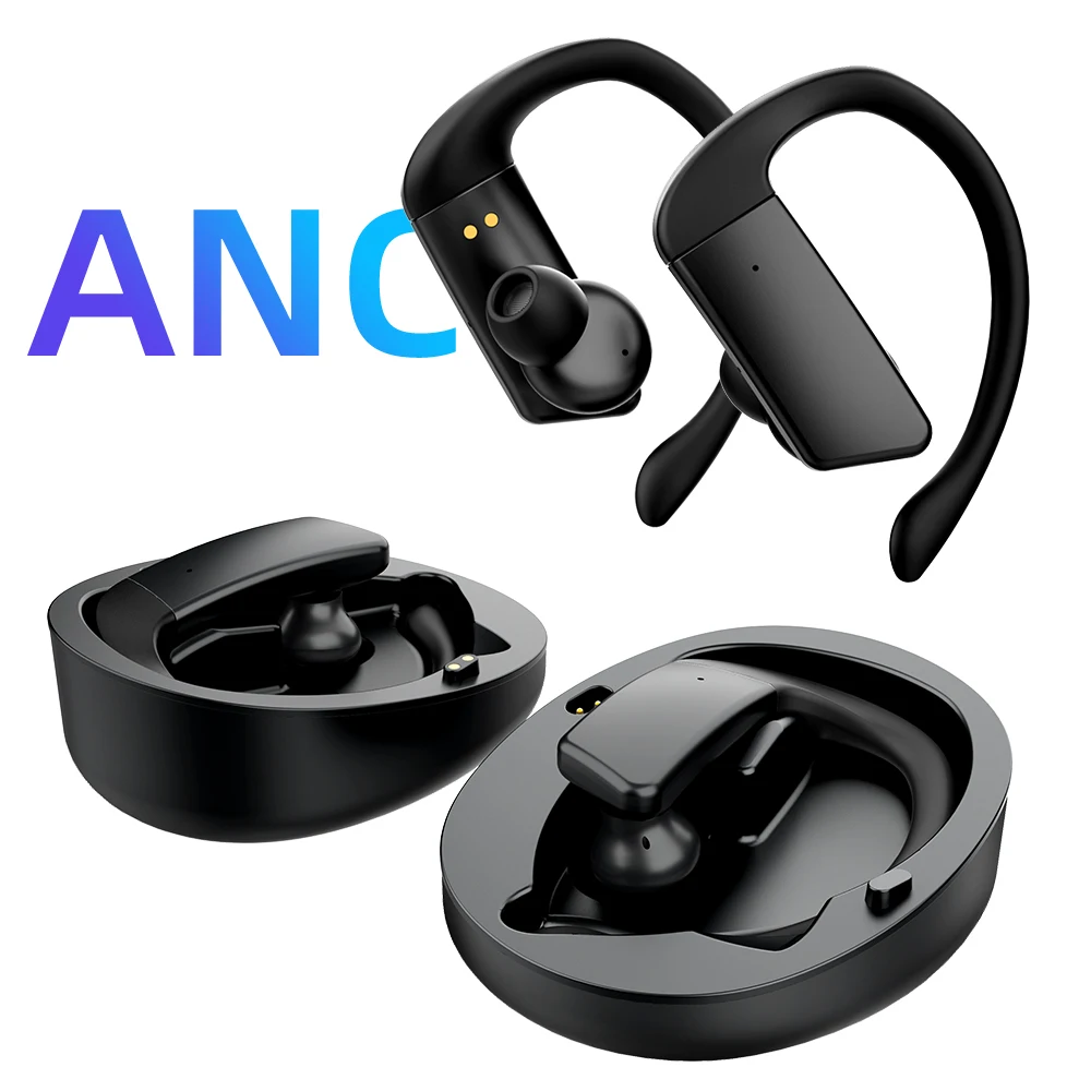 Original H005 Handsfree Waterproof Bluetooth Headphones In ear Noise Reduction HiFi Stereo Ear Hook Wireless Bt Earphone