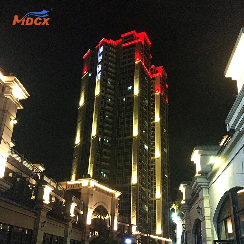 
24w led wall washer 15/30 degree beam angle ip67 for outdoor facade illumination 