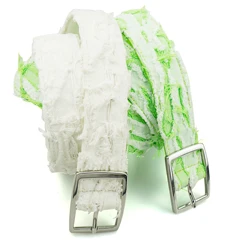 Manufacturer Multi-color optional New design customized Trendy unisex Pin Buckle Fabric Belt for jeans