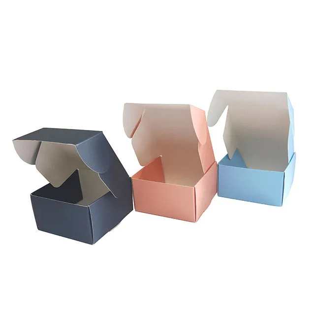 Custom high quality eco friendly food package cardstock paper cupcake boxes