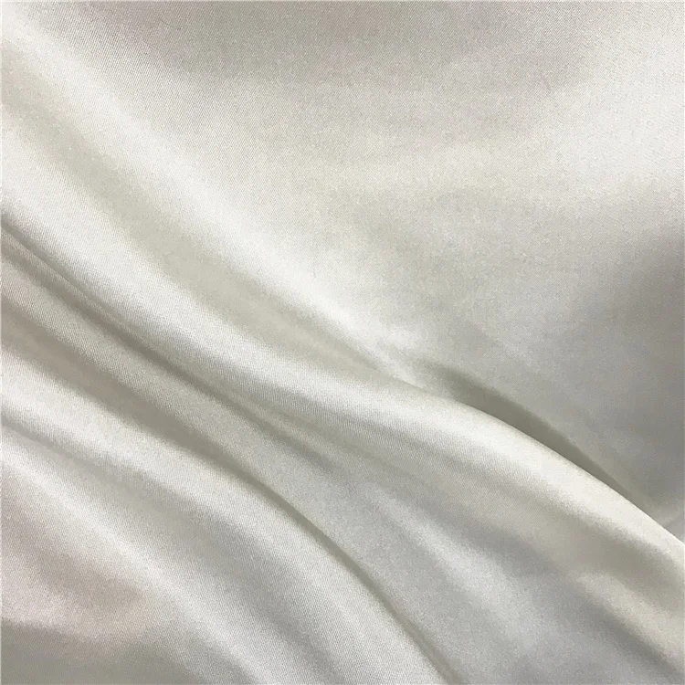 
Natural Undyed White Twill Fabrics Batik 12mm Silk Twill Fabric for dyeing 