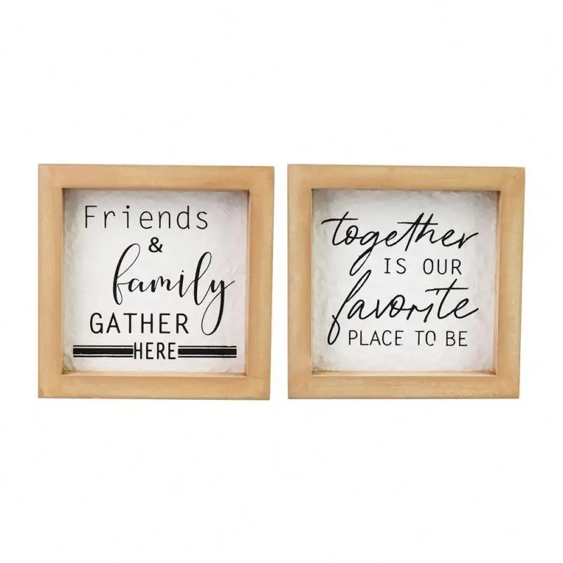 
Small Exquisite Rustic Wooden Home Decor Hanging Stand Wood Sign 
