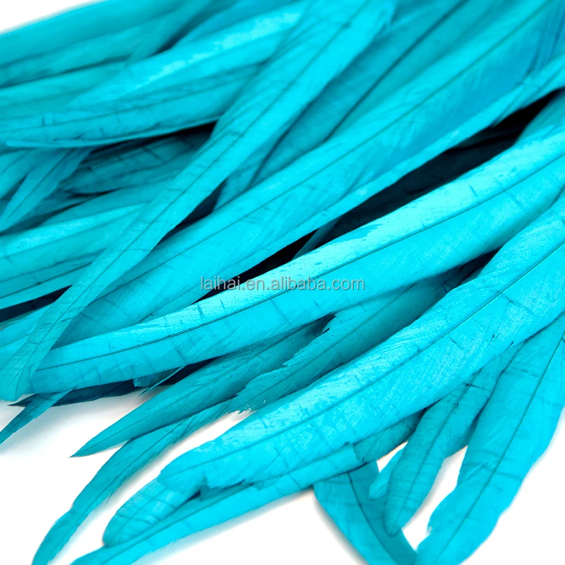 Оптовая продажа перья в виде петуха радужных цветов для рукоделия украшения костюмов