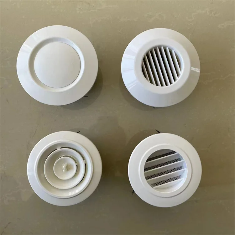Air Conditioning Disc Valve Outlet Adjustable Ceiling Factory Price Sales Air Vent Wall Ventilation Diffuser