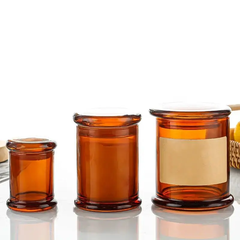 Lowest Price Candle Glass Jar 70ml 220ml 370ml Container Clear Jars