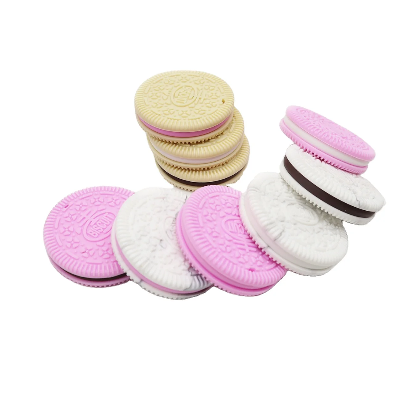  Детское Силиконовое молярное печенье Oreo игрушка для пищевых продуктов детский прорезыватель молярный стержень фиксирующее устройство тренировочное резиновое