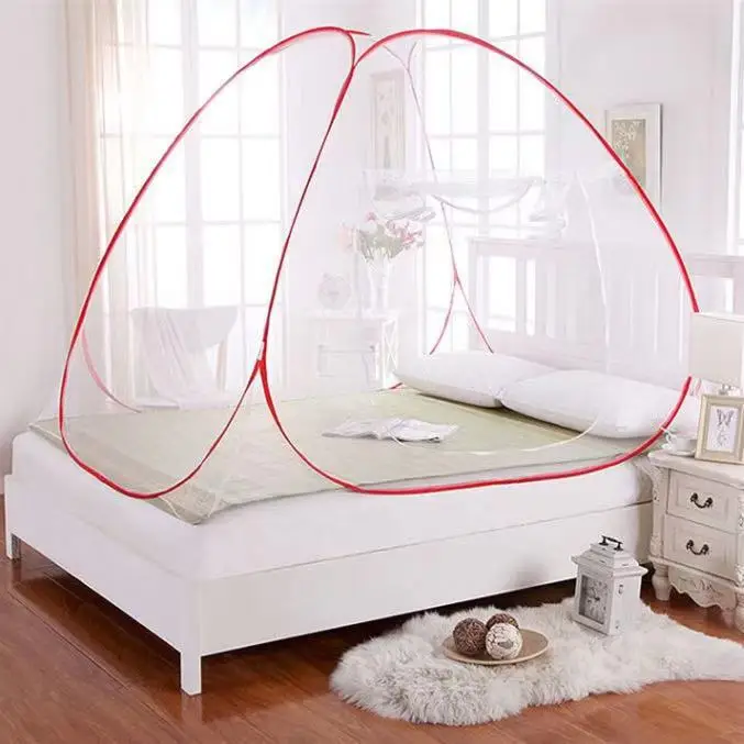 Foldable Double Bed Mosquito Net Fashion Mosquito Net 2 Door Pop up  mosquito net For Bed
