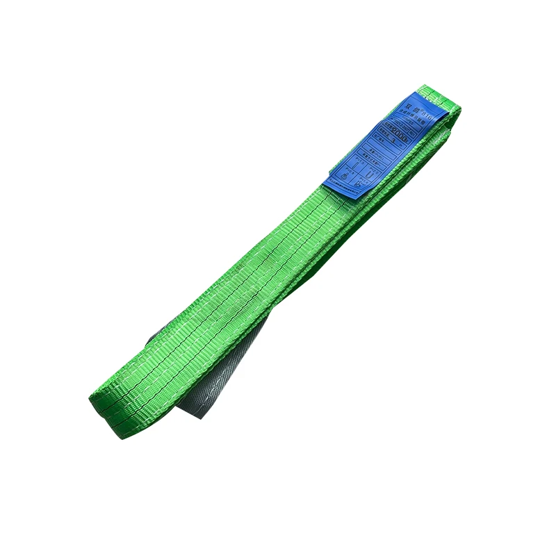 High quality 20 ton lifting web slings polyester ce eye type lift sling flat webbing sling lifting belt