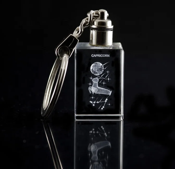 MH-YS002 хрустальный шар лазерный светодиодный Quare с украшением в виде кристаллов брелок для сувенира подарок украшения