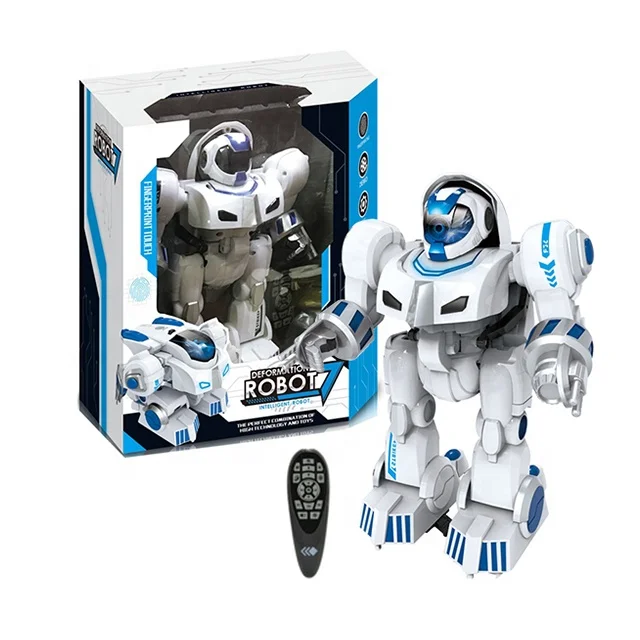 
RC robot toy Intelligent Smart Transforming Fingerprint Robots Demo Singing Dancing Robot Kids Educational Toy 
