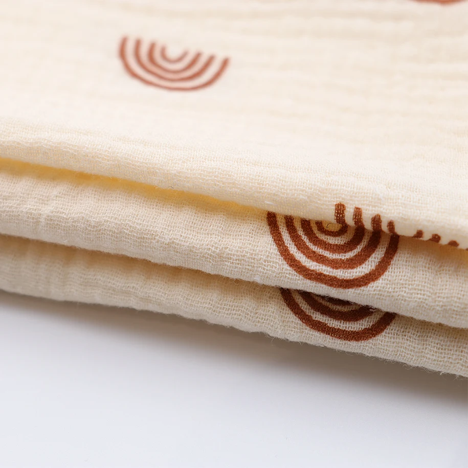 Double gauze muslin fabric 100% cotton for baby garment clothes