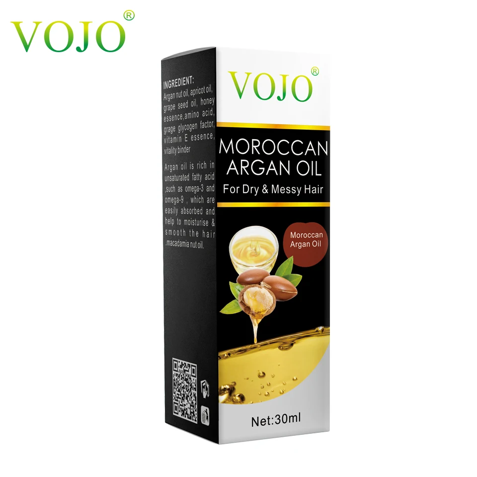 VOJO  30ml Natural Orgainc Argan oil Hair Oil Ginger Germinal Nourish Repair Hair Growth Oil