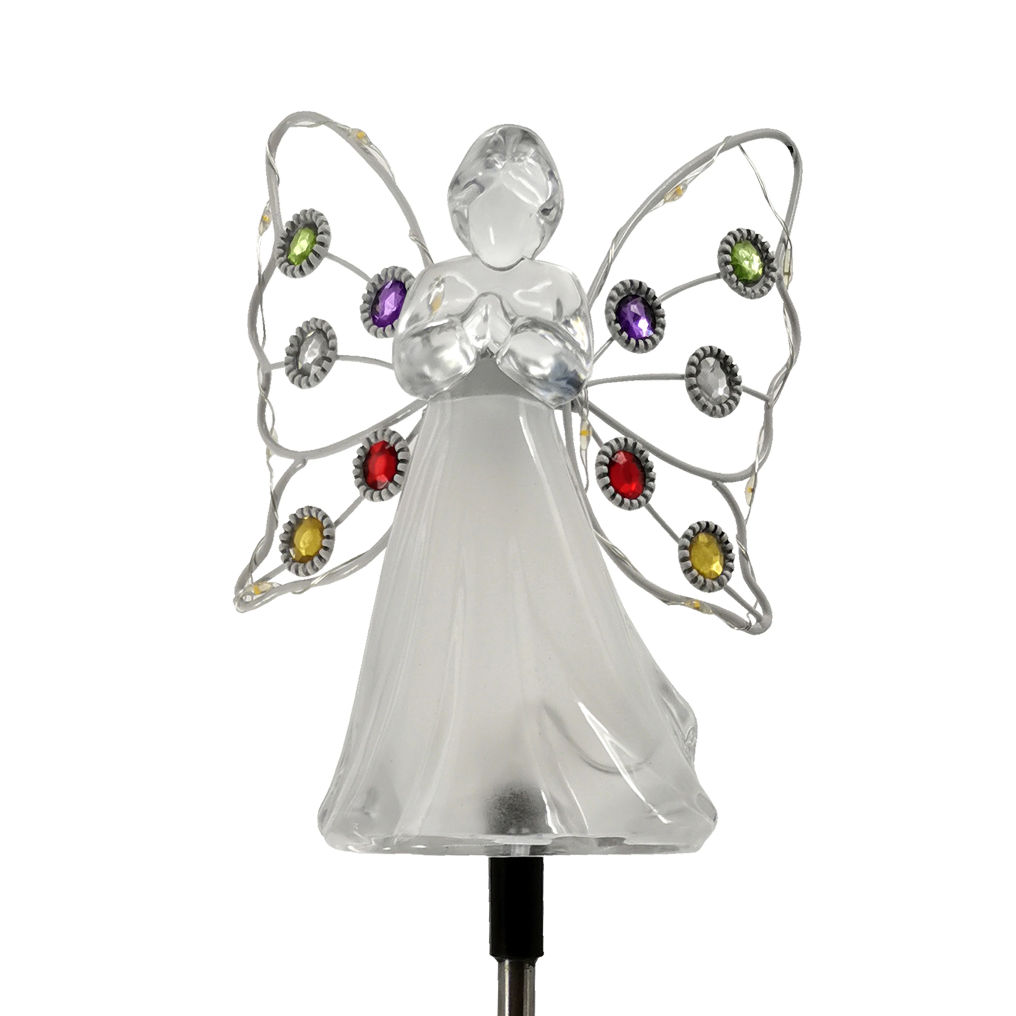 Waterproof Outdoor Solar Garden Stake Angel LED Garden Landscape Lawn Lamp