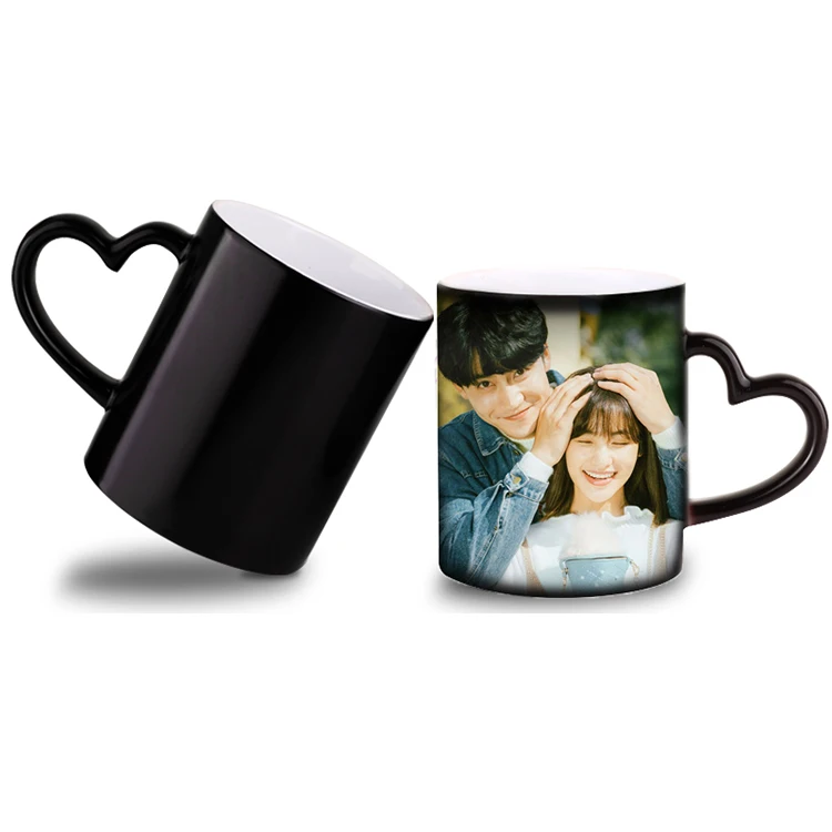 
ceramic cup coffee mug magic changing cups color changing for diy 