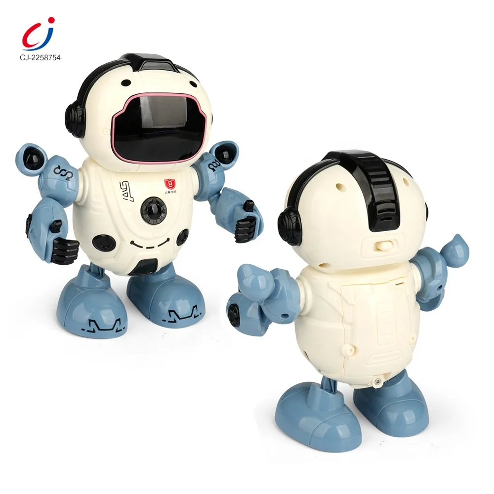 Chengji Low Price Kids Battery Operated Electric Dancing Robot Toy with Light and Music for Children