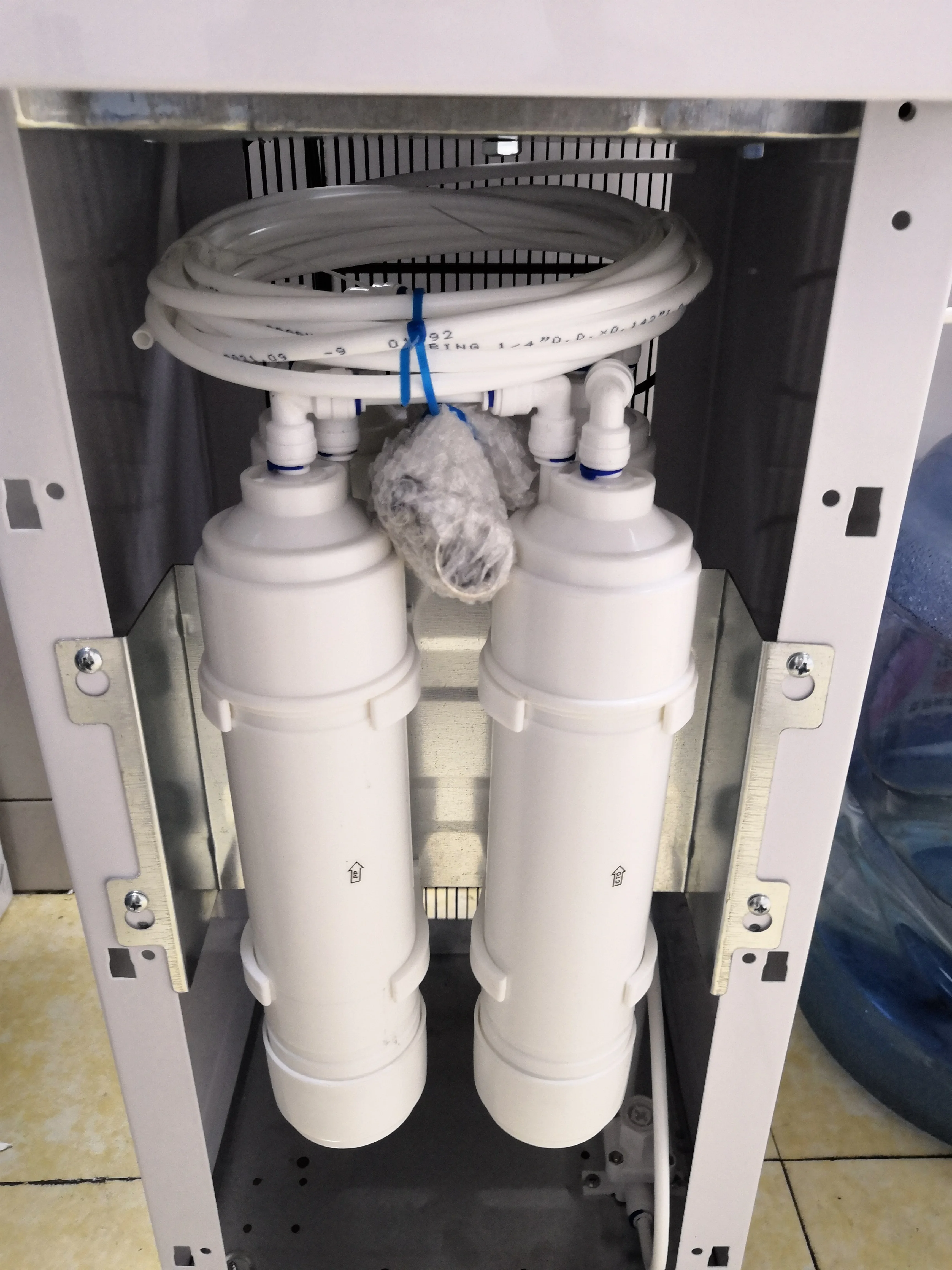 Hot and Cold Standing RO Reverse Osmosis Water Dispenser for Home RO UV Water Purifier Electric Stand 220 FY2105-RO Aquart New