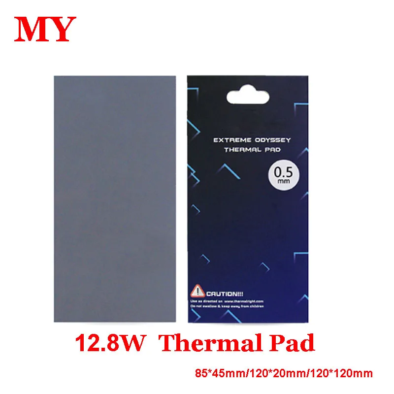 Hot selling 2W-17W thermal silicone Insulation Pad for gpu cpu cooling pad 0.3-14MM Low thermal resistance