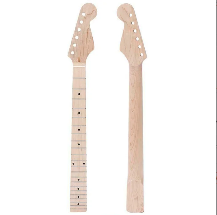 Guitar Neck 22 fret Vintage Tint ST Tiger Flamed Maple Guitar Neck For Sale