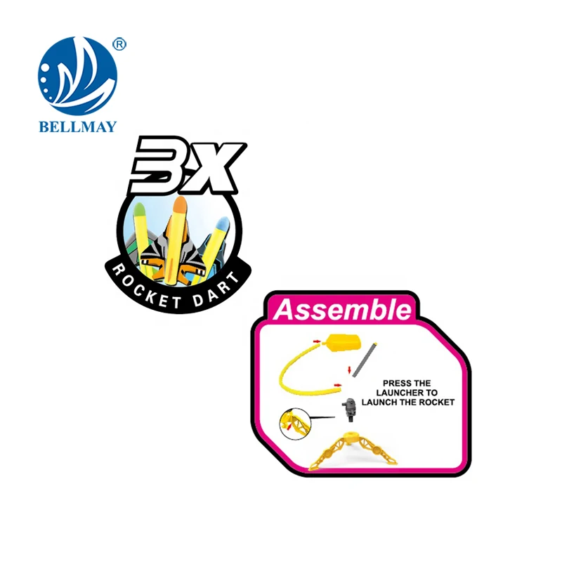 Bemay Toy Sports  Plane Launcher Air Pump Rocket Toys For Kids Outdoor And Indoor Toys Games