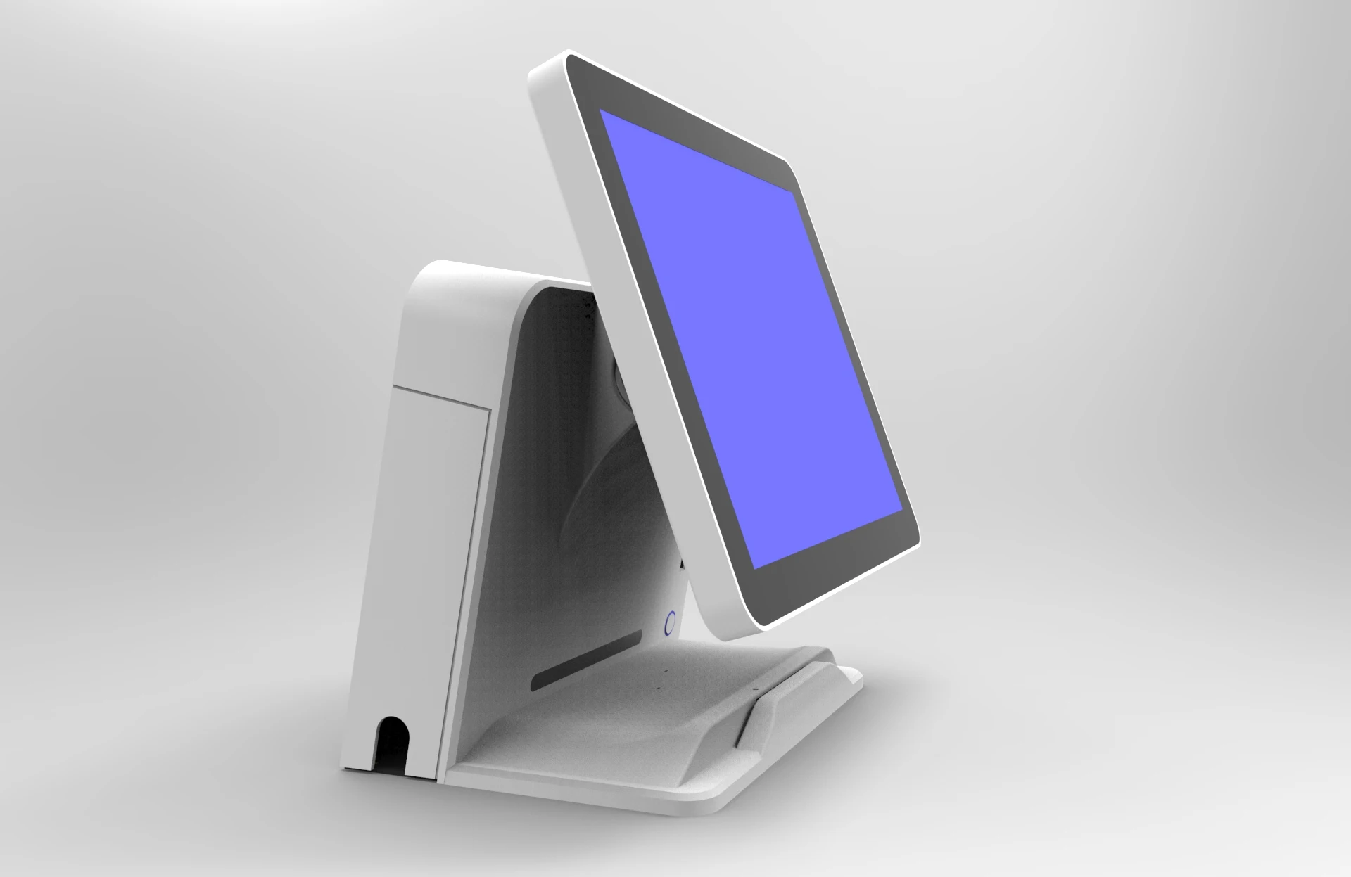 Black/White 15 inch Touch Screen POS Systems Cash Register LCD Screen Desktop Pos All In One Machine for Retail Restaurant