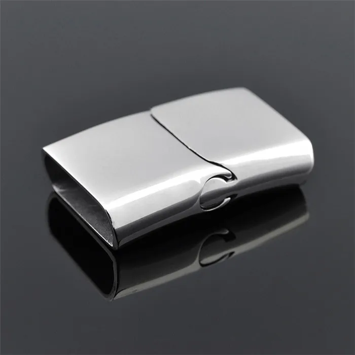 Flat Stainless Steel Magnetic Clasp End For Jewelry Making Easy Quick Release Clasp Closure