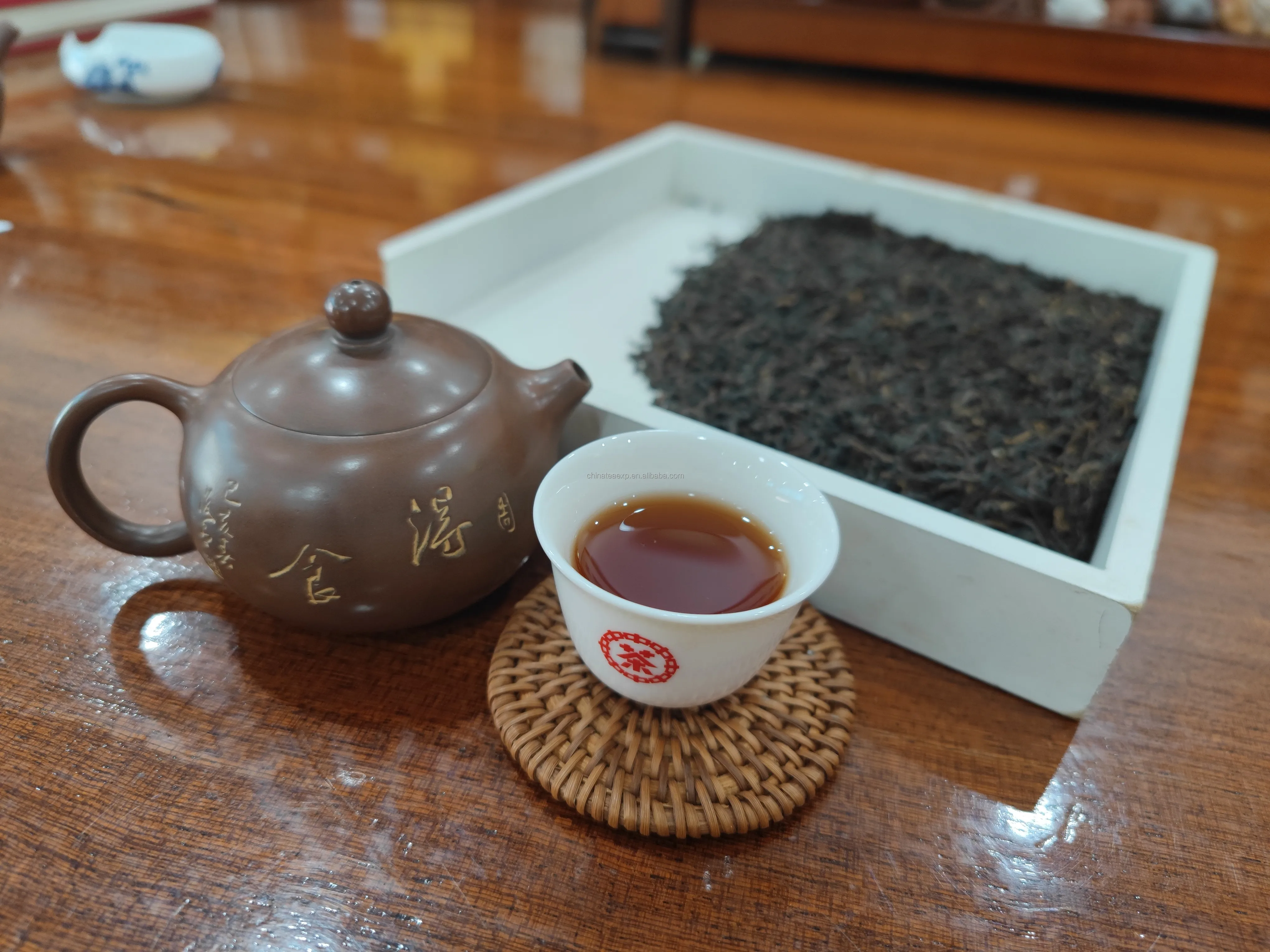GX12 price negotiable  30kg chinese cha in bulk First Grade liupao Liu Pao Tea Compressed Tea