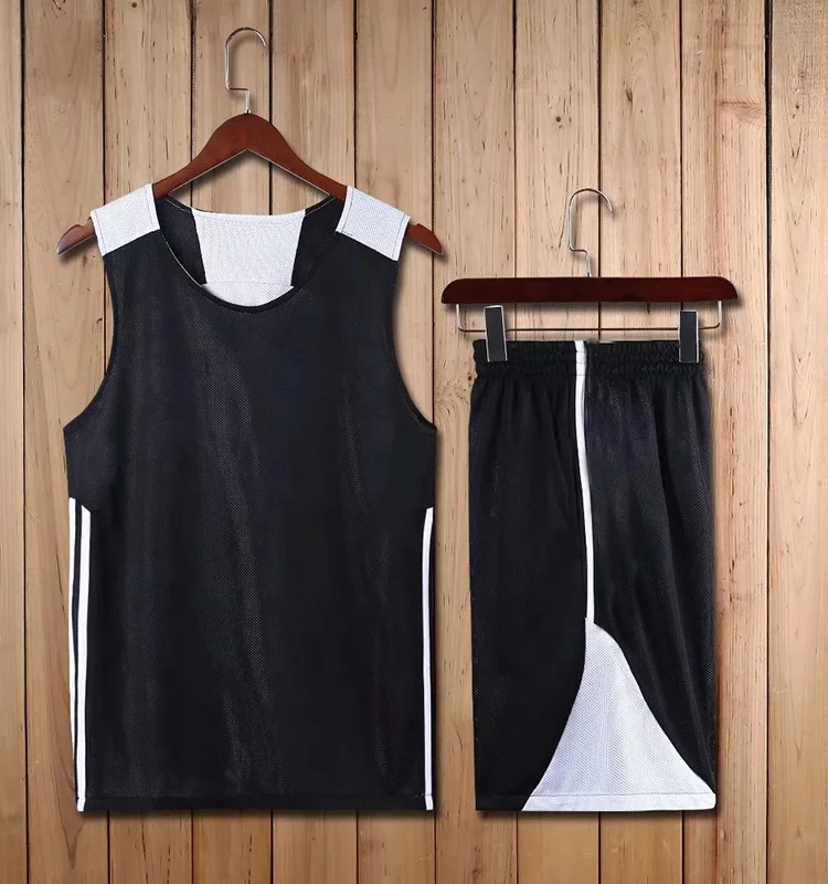 Double Fabric Basketball Shirt Reversible Wear Basketball Jersey