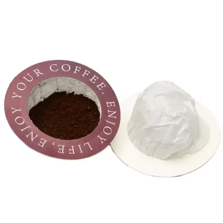 Disposable Portable Ufo Flying Saucer Style Eco-friendly Paper Coffee Filter Drip Bag For Espresso Coffee