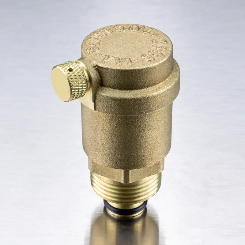 Valve Brass Quick Automatic Thread Outer Wire Pipe Plumbing Fire Protection DN15 Wholesale One-Way Exhaust Valve