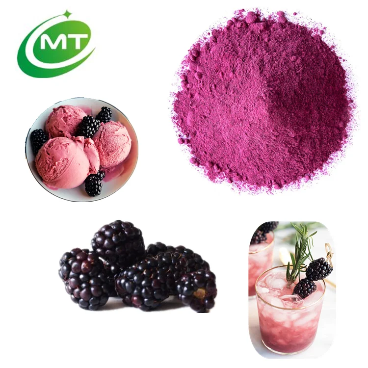 Органический натуральный высушенный в замораживании сухой Rubus fruticosus Blackberry фруктовый экстракт порошок сок для напитков и мороженого