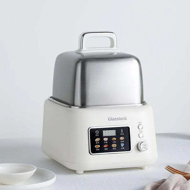 Factory Household Electric Steamer Cooker Stainless Steel Cooking Seafood Vegetable Hot Pot