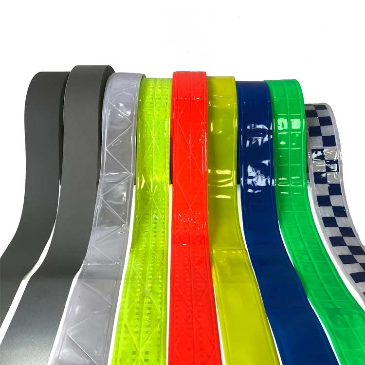 
high visibility clear waterproof pvc self adhesive film reflective tape  (60030692012)