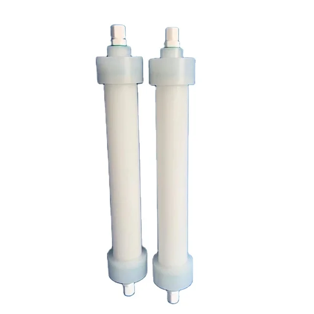 Resin column for ion exchange reaction