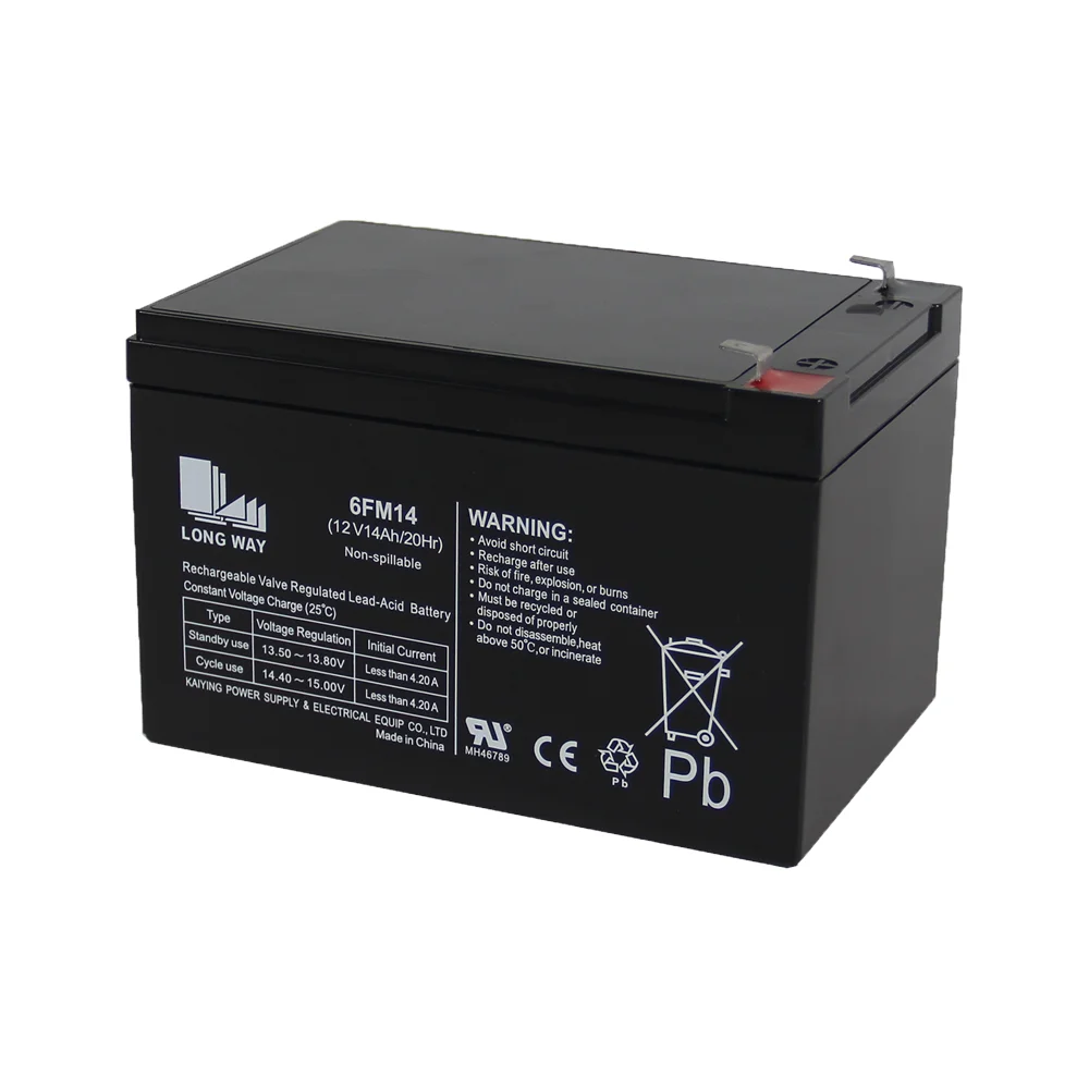 OEM дизайн 12V14Ah стандартная свинцово-кислотная Батарея VRLA батарея скутер резервное питание