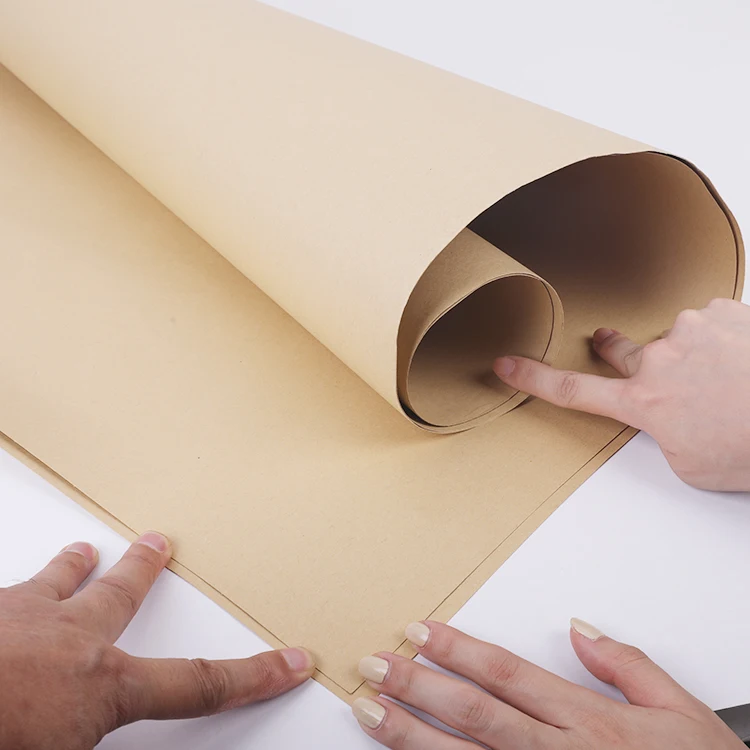 120GSM custom printing wrapping paper roll Kraft Paper