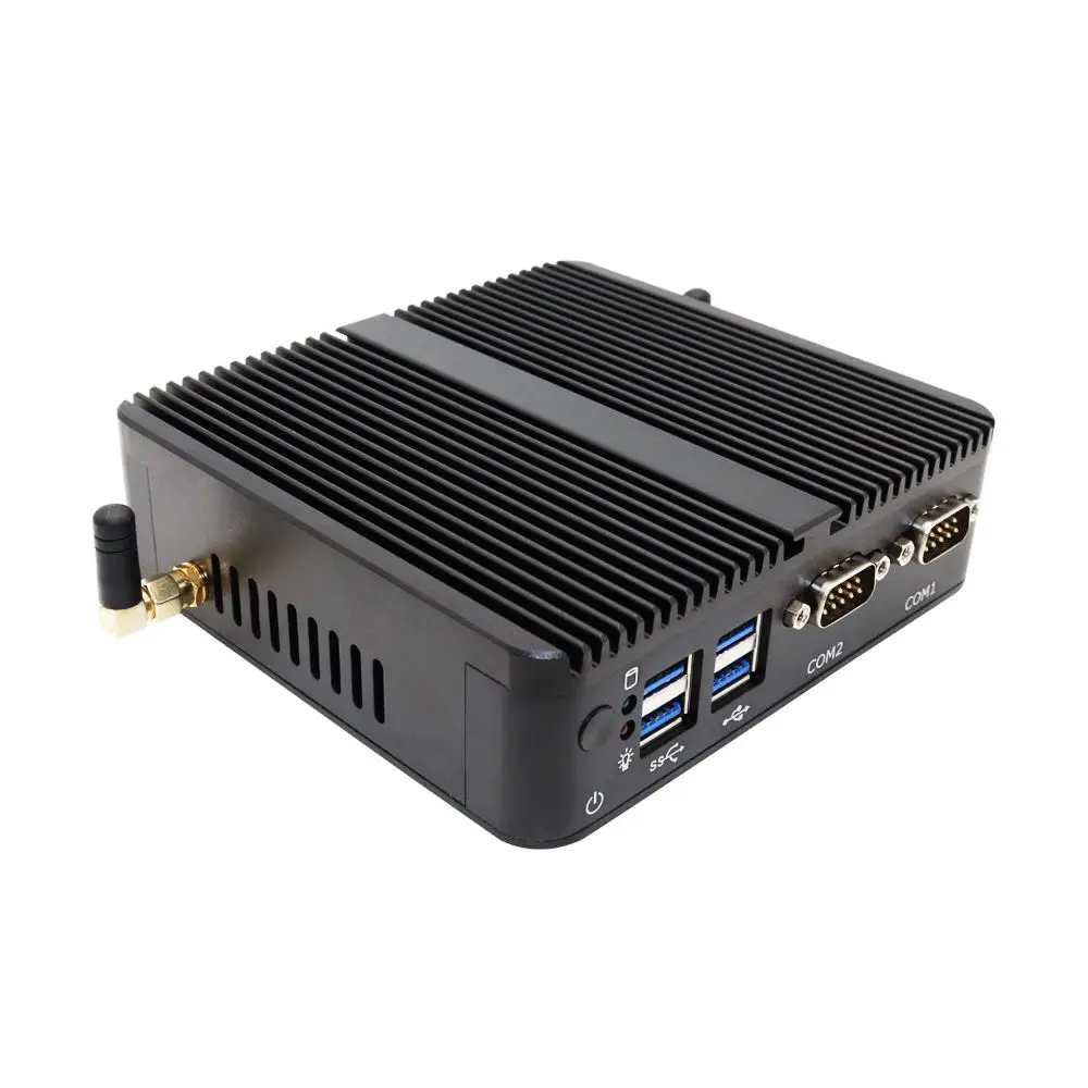 Mini PC Dual Lan Dual Com M.2 NGFF  SSD DDR4 RAM J4105 Wins10/Linux barebone mini pc with VGA+HD 4 USB