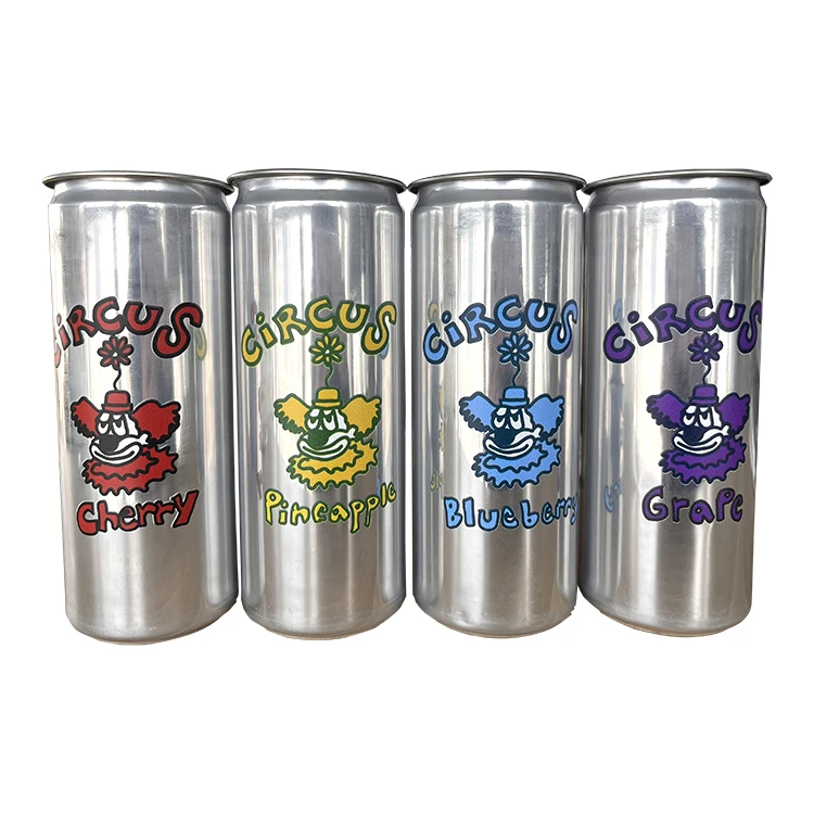 Oem Private Label Canned Beverage Wholesale Grape Flavored Carbonated Soft Drinks In Multiple Flavours