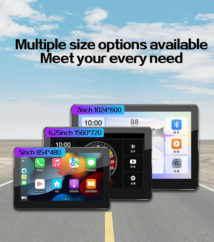 Портативные 6-дюймовые GPS-навигаторы мотоциклы подключение к Bluetooth USB IPS экран Android авто стерео DVD CD-плееры на 1 год