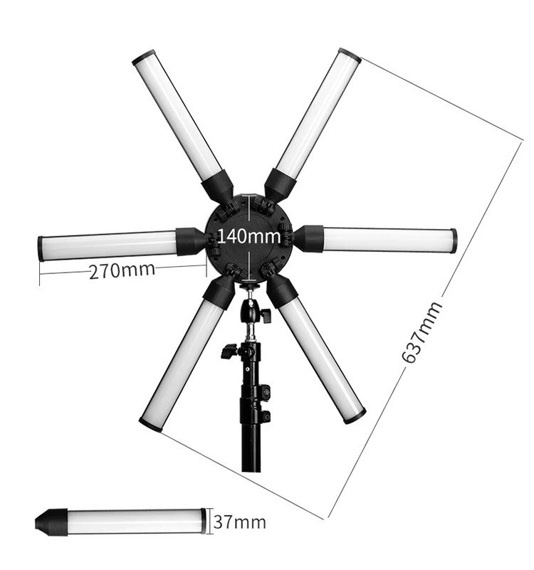 Photographic lighting lamp 40W bi color dimming changing led professional video light ring fill light for Dslr