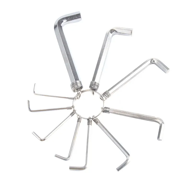 10PCS  Combination Hex Key Set Q235 Carbon Steel