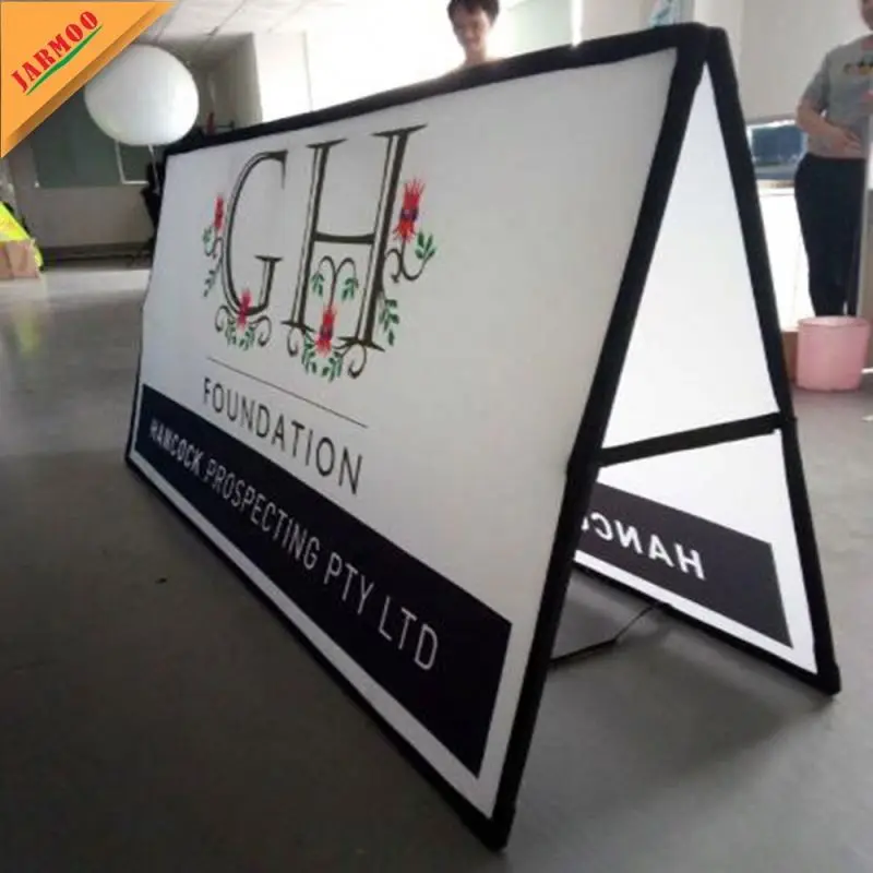NO MOQ Indoor a-frame sign advertising custom Printing banners for sidewalk