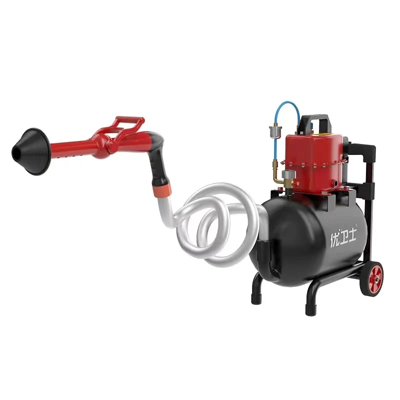 Quick cleaning equipment for household kitchen floor drain blockage