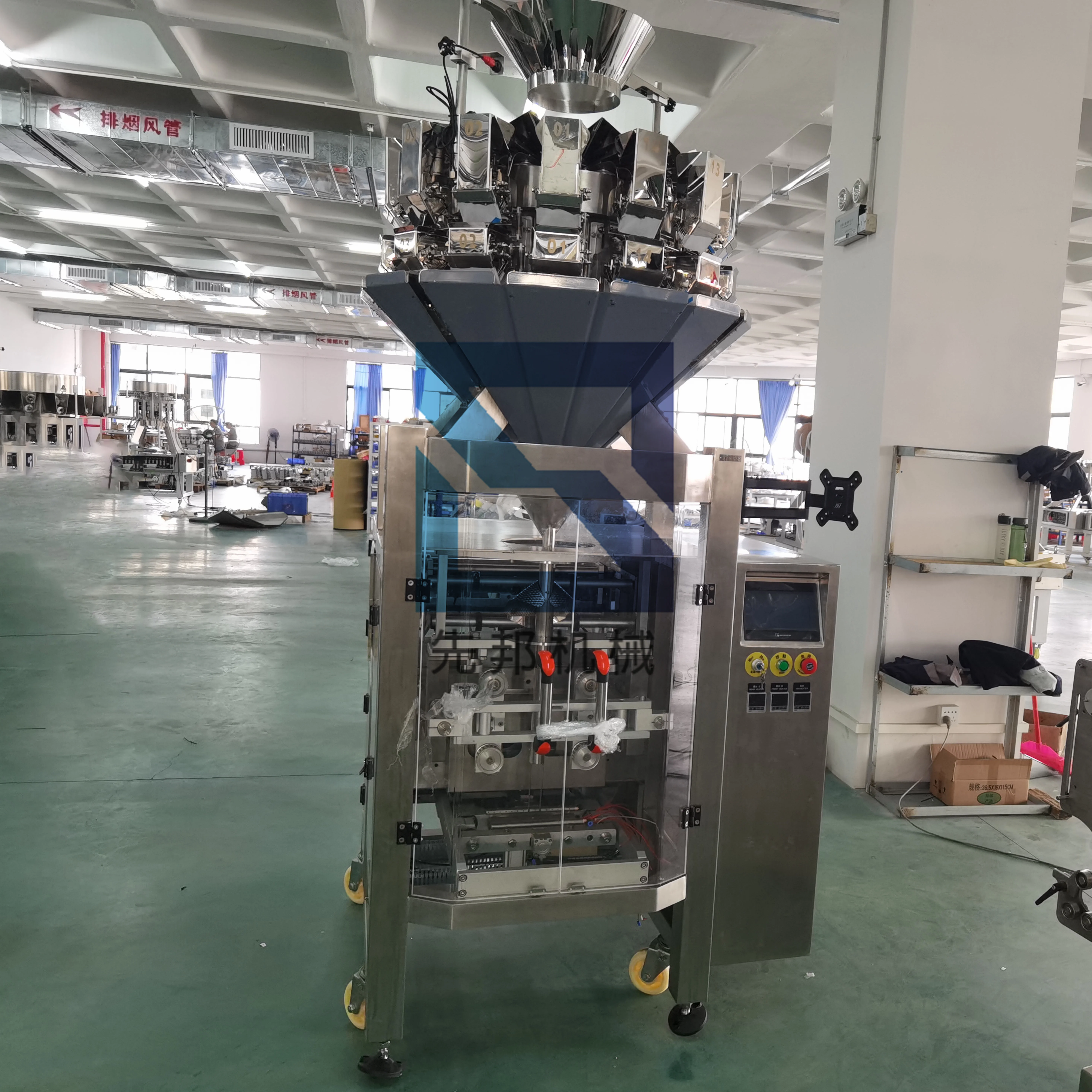 New Condition High 20/24 Head Digital Weigher Multihead Combination Dream Scales Chocolate Grain Food Processing Lines