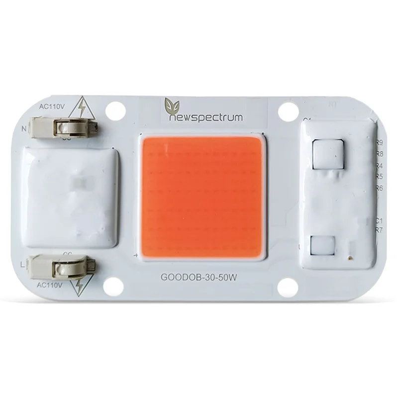 Newspectrum Ac 220V Driverless 50W 30W ac led chip full spectrum Cob Led Grow Chip For Diy Led Grow light Greenhouse LED module