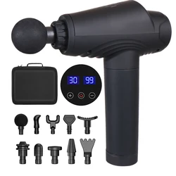 Dropshipping Best Cordless Handle Sports Electric Booster Impulse Percussion Deep Tissue Vibration Body Muscle Massage Gun