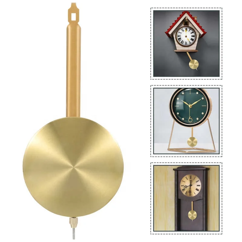 Mechanical clock accessories old-fashioned clockwork metal pendulum vertical clock table clock