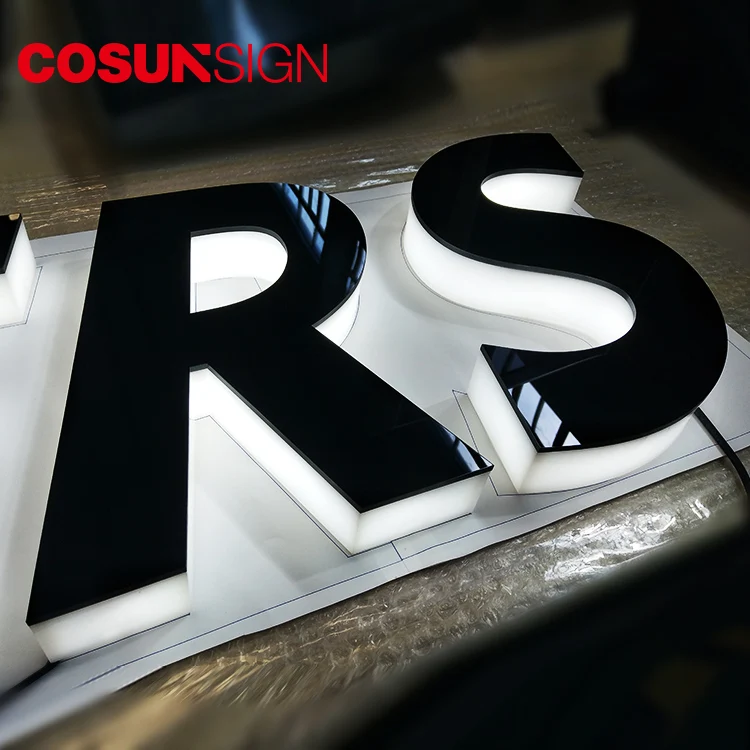 Cosun customizable signs outdoor3d signs beauty salon sign acrylic logo signage boutique logo