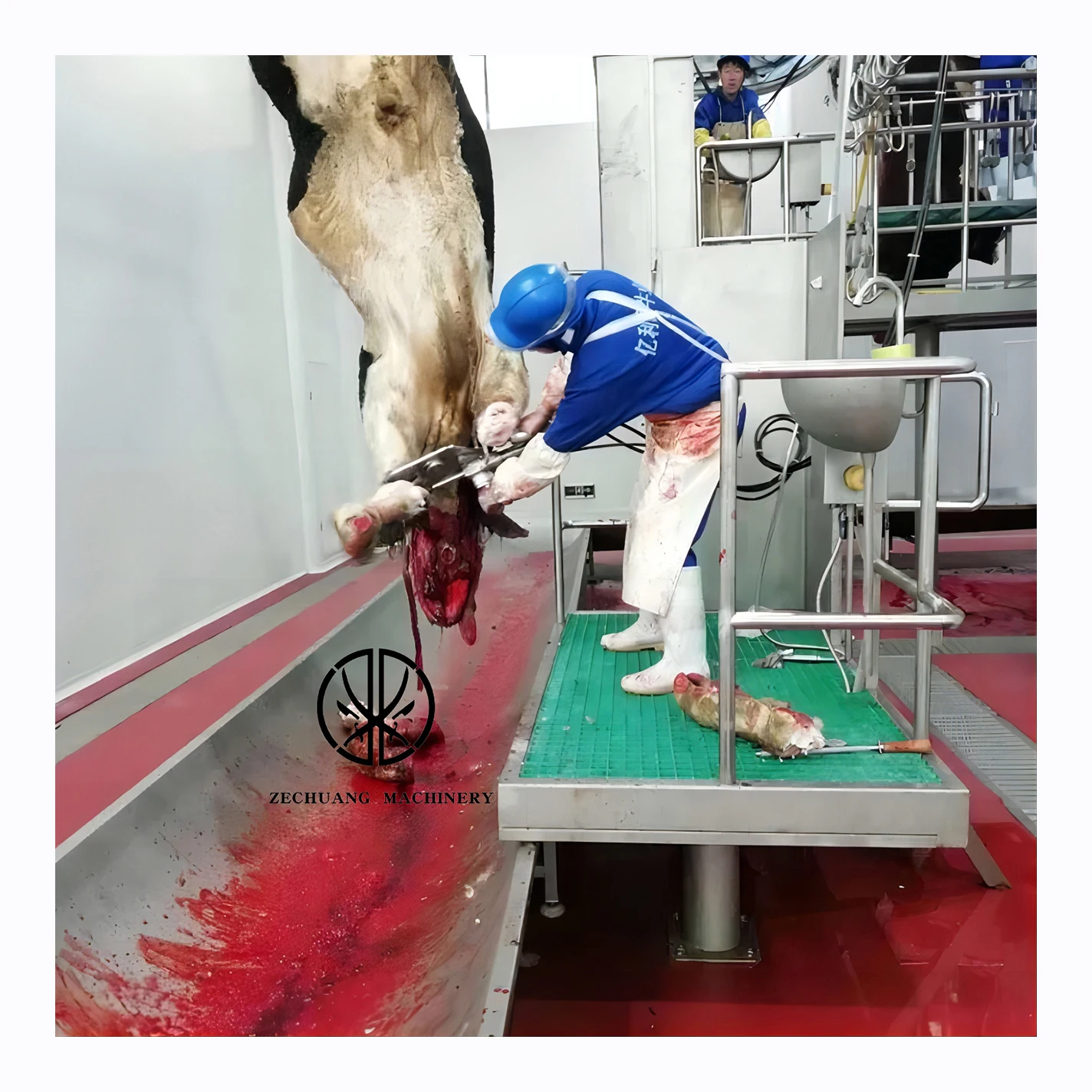 Cattle Sheep Pig Slaughtering Assembly Line Equipment Of Abattoir Equipment Slaughterhouse Meat Processing Equipment