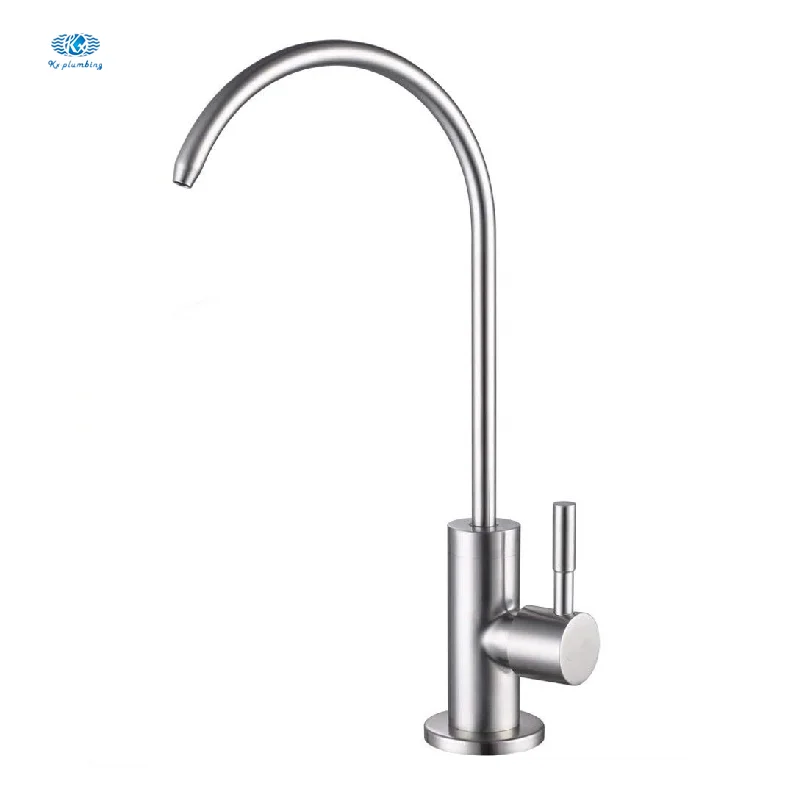 100% Lead-Free Drinking Water Faucet Stainless Steel 304 Matte Black Kitchen Water Filter Faucet